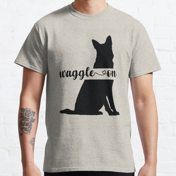 German Shepherd Waggle On Classic T-Shirt
