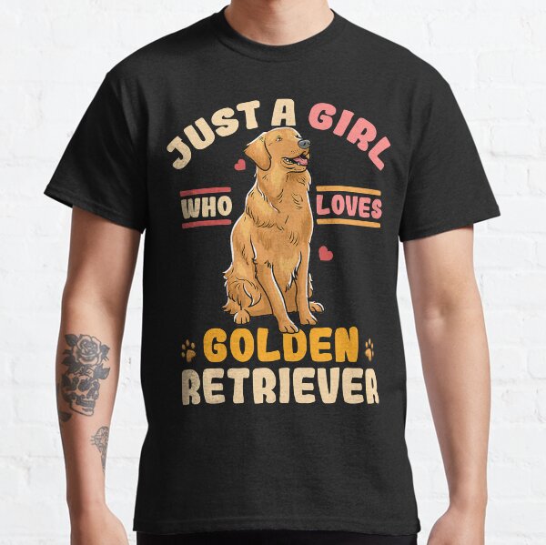 Golden Retriever Lover Owner Girl Classic T-Shirt
