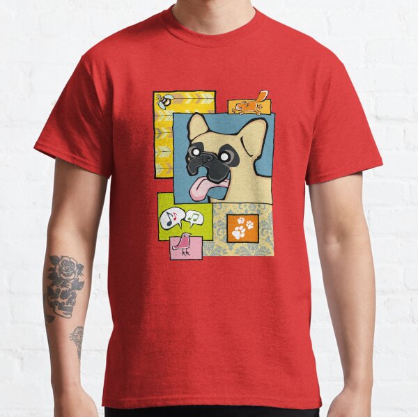 French Bulldog - Fawn (Collage) Classic T-Shirt