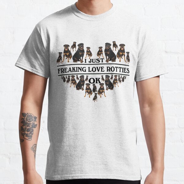 I Just Freaking Love Rotties Classic T-Shirt