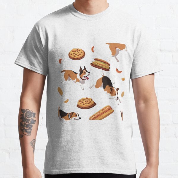 Hungry multiple dogs  Classic T-Shirt
