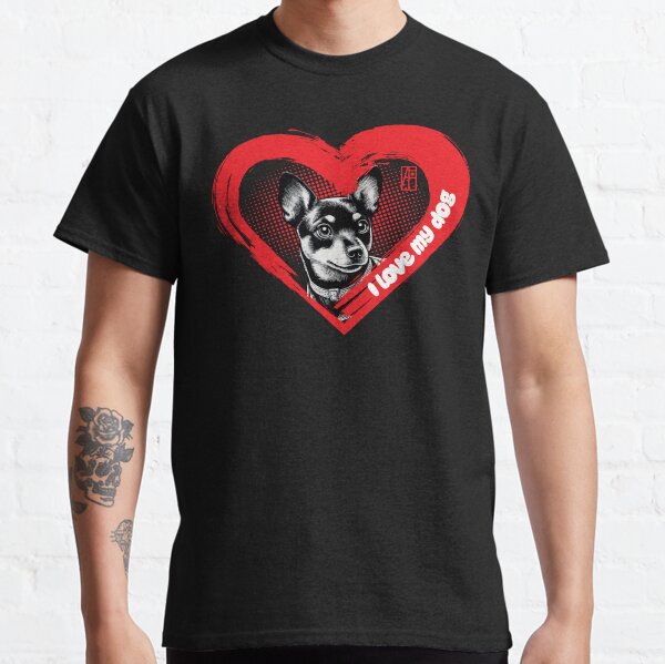 I Love My Lancashire Heeler - Alert dog - I Love my dog Classic T-Shirt