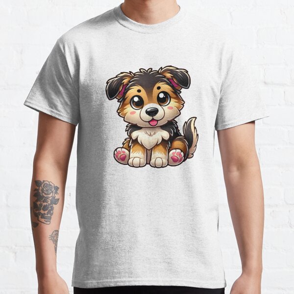 Adorable German Shepherd Puppy  Your New Adventure Buddy! Classic T-Shirt