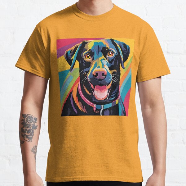 Colorful Labrador,labrador retriever for dog lover,your pet is family and your best friend Classic T-Shirt