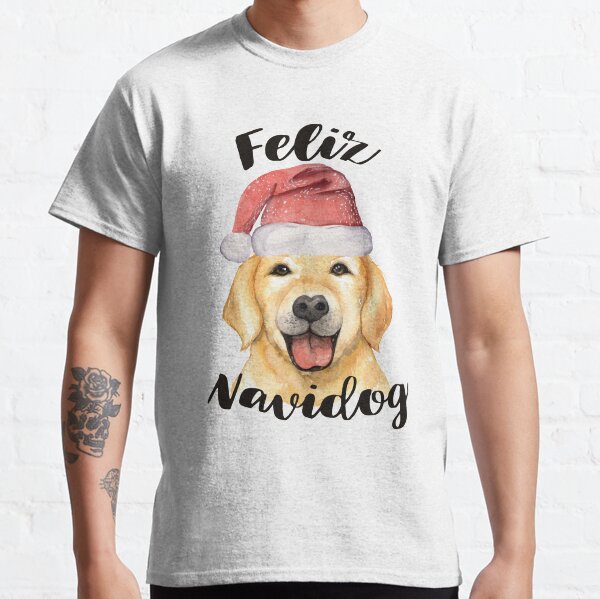 Feliz Navidog Golden Retriever Christmas Classic T-Shirt