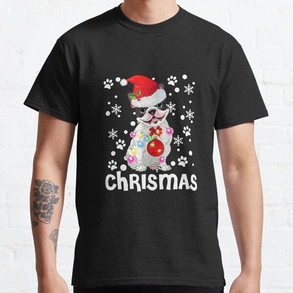 French Bulldog Christmas Adorable Classic T-Shirt