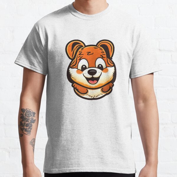 Happy Dog Watercolor Art - Vibrant Canine Decor for Dog Lovers Classic T-Shirt