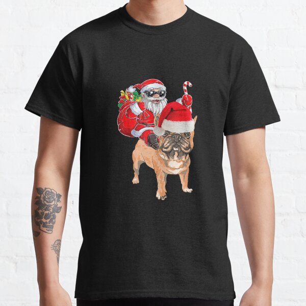 French Bulldog Christmas Santa Classic T-Shirt