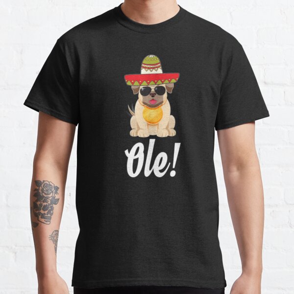 Fiesta Pug Dog Cinco De Mayo Classic T-Shirt