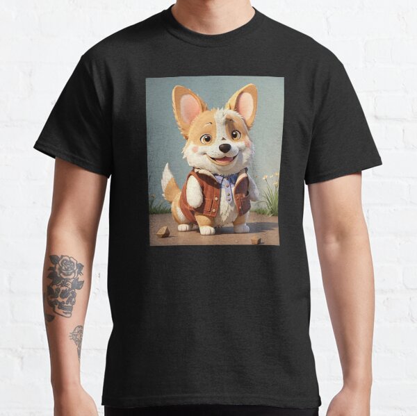 Happy Corgi Classic T-Shirt