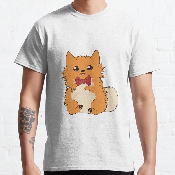 Happy pomeranian puppy with bowtie  Classic T-Shirt