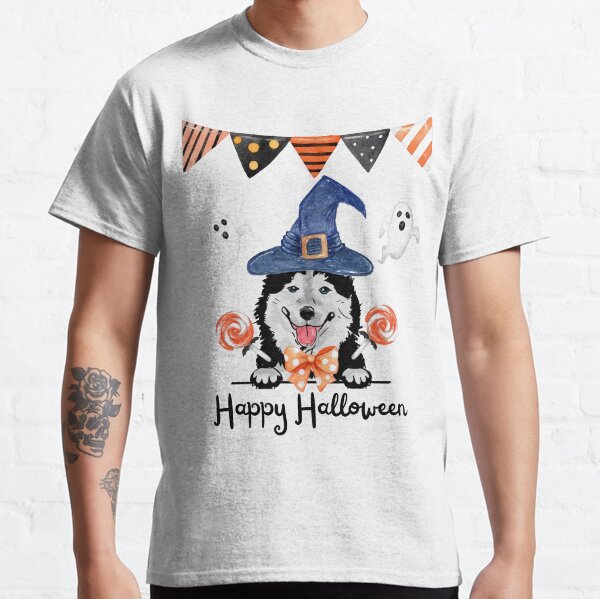 Happy halloween dog Classic T-Shirt
