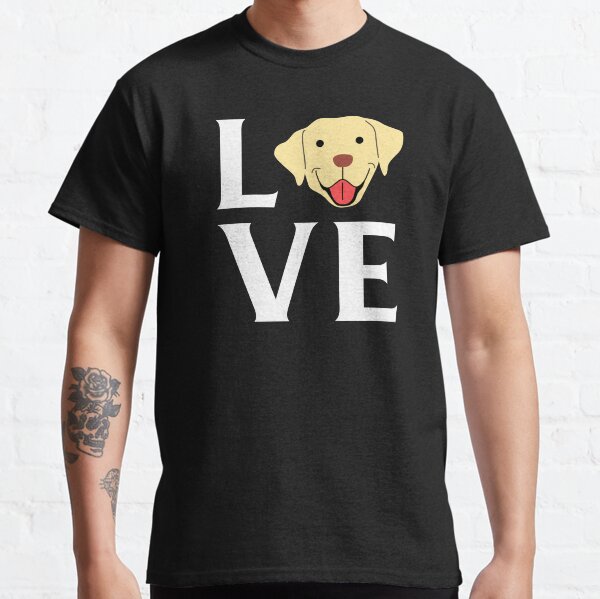 Love My Yellow Lab Dog Mom Classic T-Shirt