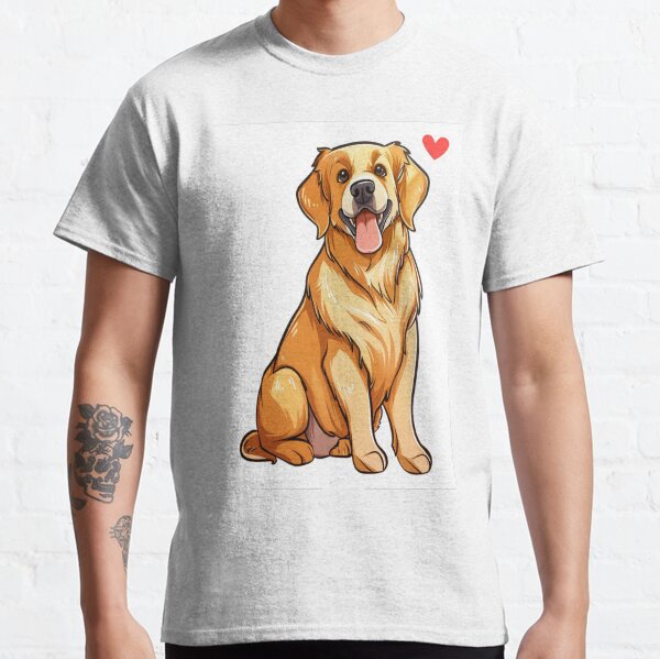 Heartfelt Golden Retriever Classic T-Shirt