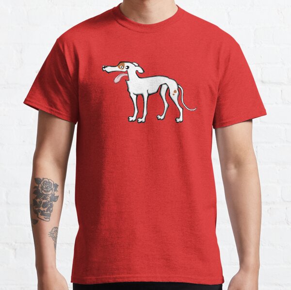 Greyhound - White and Fawn (Full Body) WHITE BG Classic T-Shirt