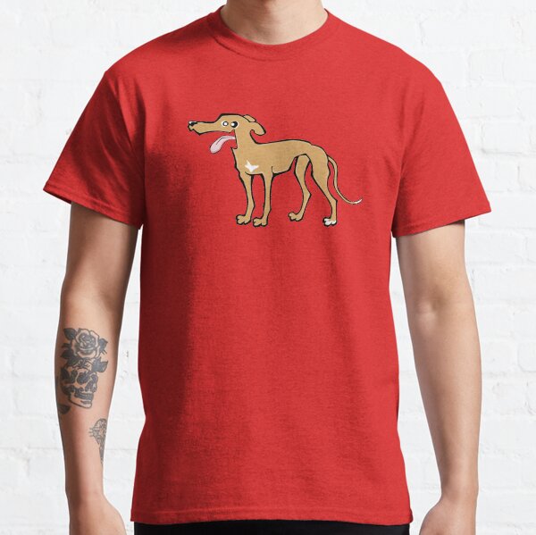 Greyhound - Fawn (Full Body) YELLOW BG Classic T-Shirt