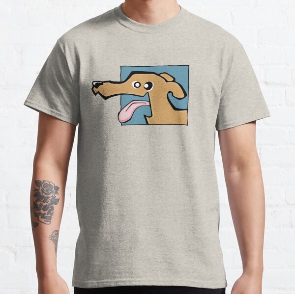 Greyhound - Fawn (Face) WHITE BG Classic T-Shirt