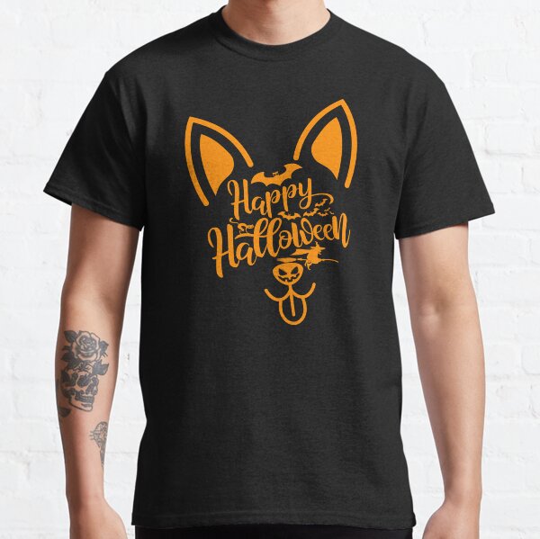 Halloween dog Shirt,Funny dog T-shirt,dog T-Shirt,corgi T-Shirt,unisex garden t-shirt,dog lover gift Classic T-Shirt
