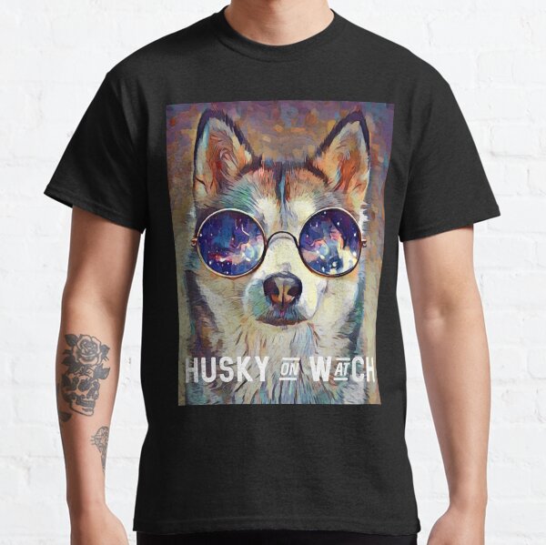 Husky on watch Classic T-Shirt