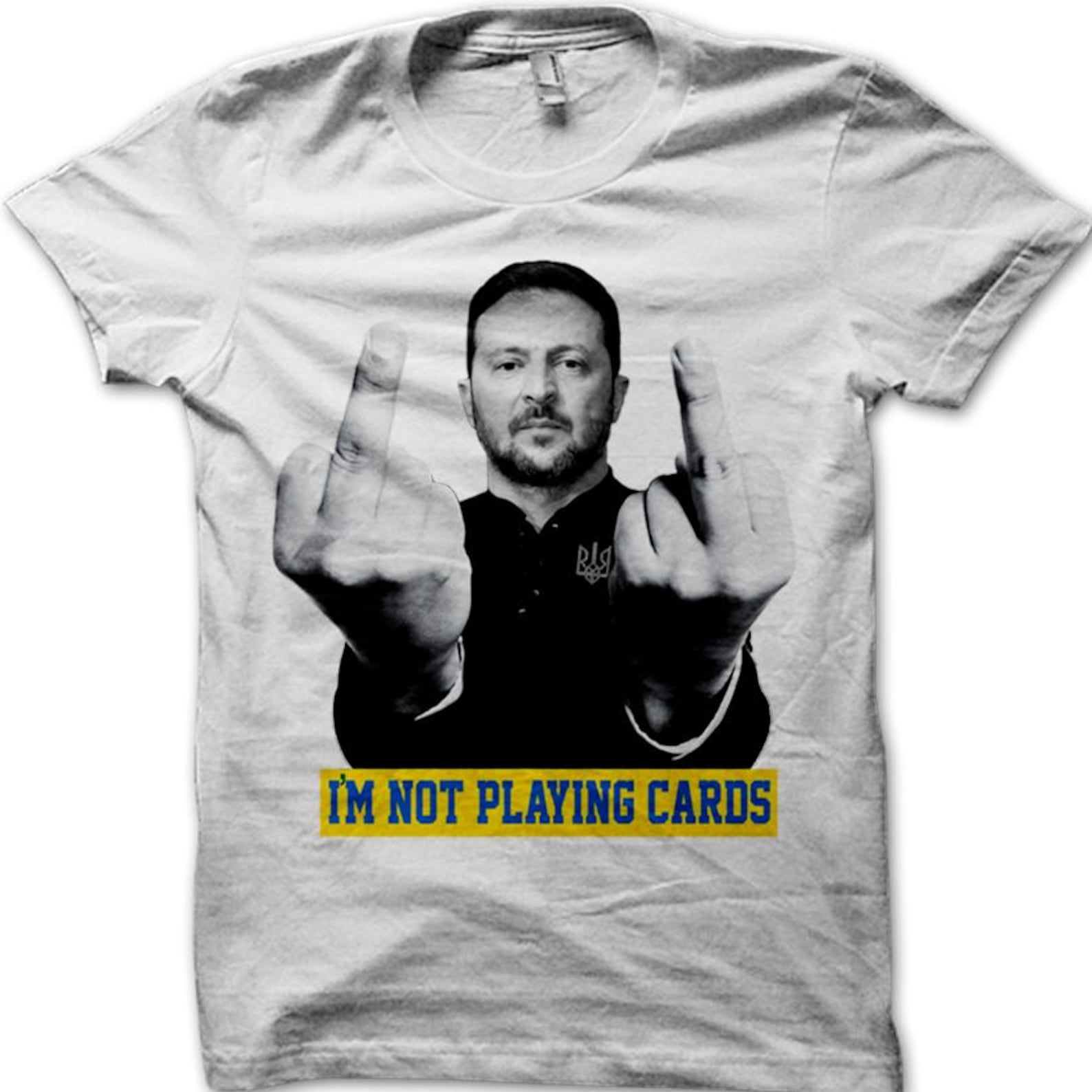 Zelensky Trump Vance Meeting Meme Playing Cards Support Ukraine Shirt