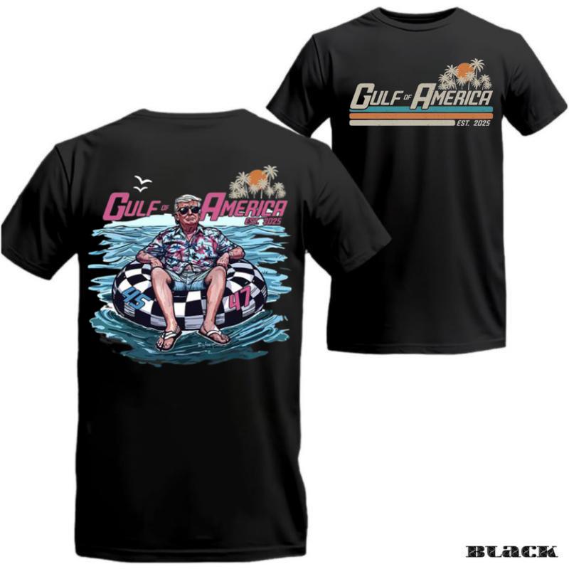 Gulf Of America Shirt, Retro Summer Beach Tee, Vintage Vacation Shirt, Classic Coastal Graphic Tee For Men & Women