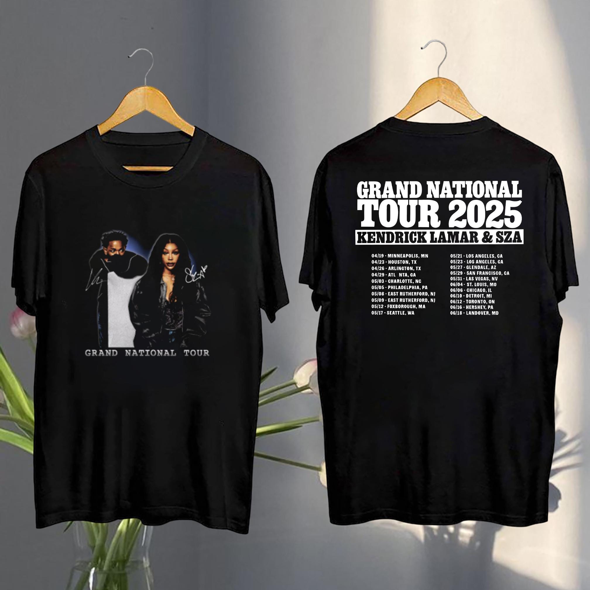 2025 Kendrick Lamar & Sza Grand National Tour Shirt, Kendrick Lamar Concert 2025 Shirt, Kendrick Lamar Gnx Fan Gift, Kendrick Lamar Merch