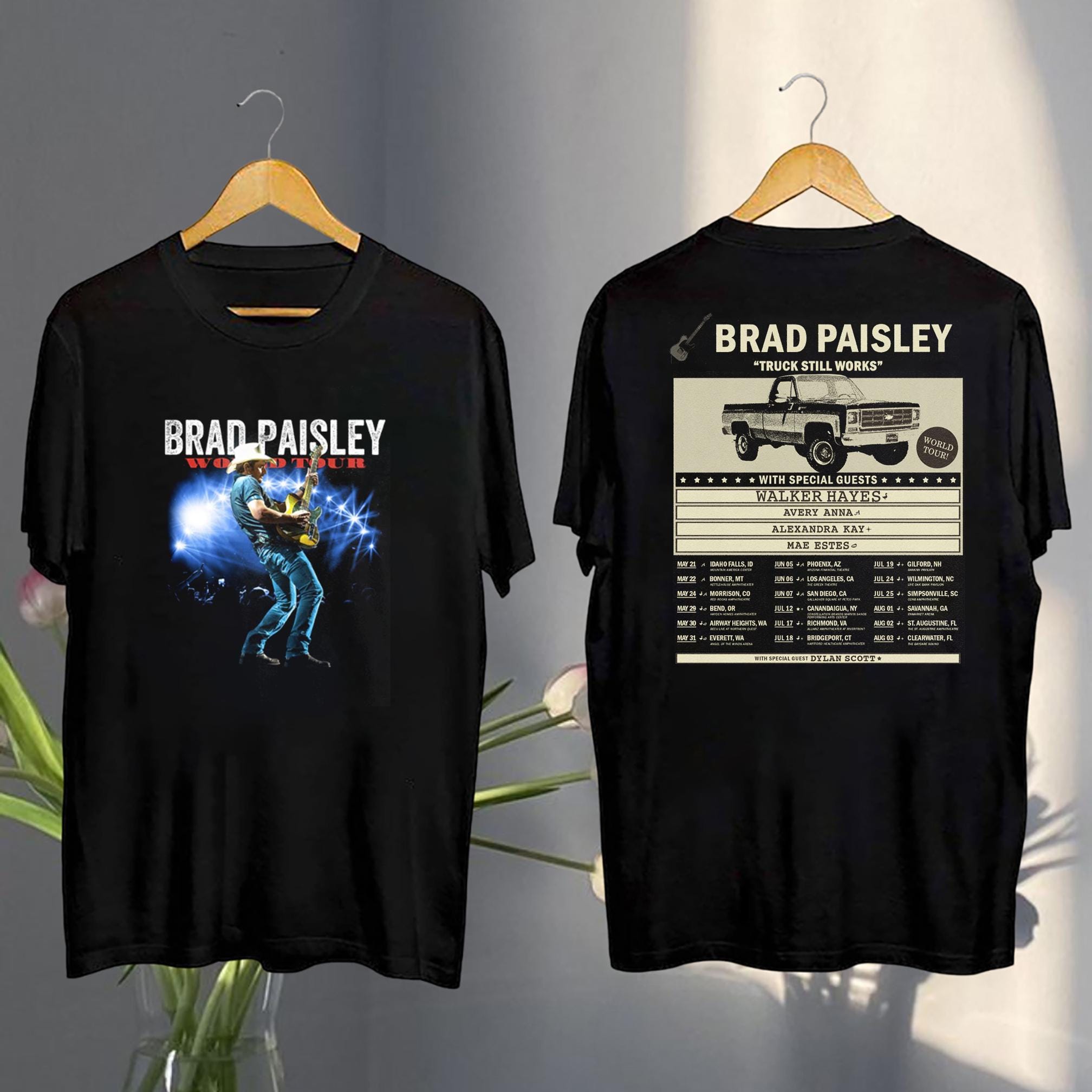 Brad Paisley Concershirt, 2025 Brad Paisley Truck Still Works Tour Shirt, Brad Paisley Fan Shirt, Brad Paisley Merch, Country Music Tour