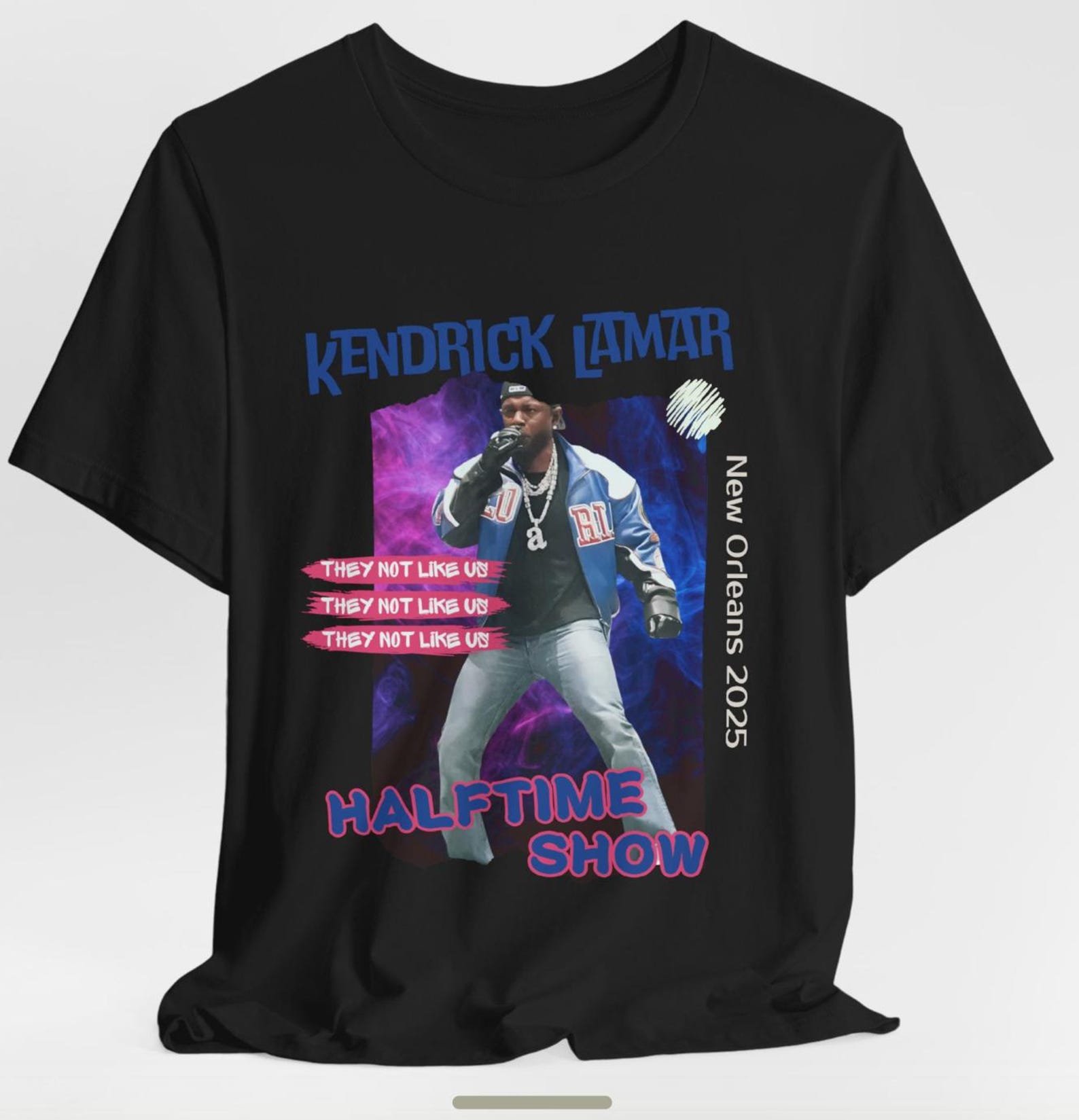 Kendrick Lamar Halftime Show Shirt, Kendrick Lamar, Halftime Show, Rapper Shirt, Hip Hop Shirt,Streetwear Shirt, Kendrick Lamar Unisex Shirt