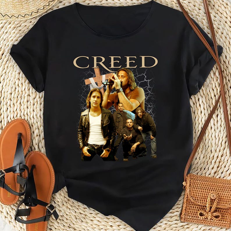 Vintage Creed Band Bootleg Shirt, Creed Band Fan Gifshirt, Creed Tour 2025 Shirt, Rock Band Creed Graphic Shirt, Creed Band Merch Shirt