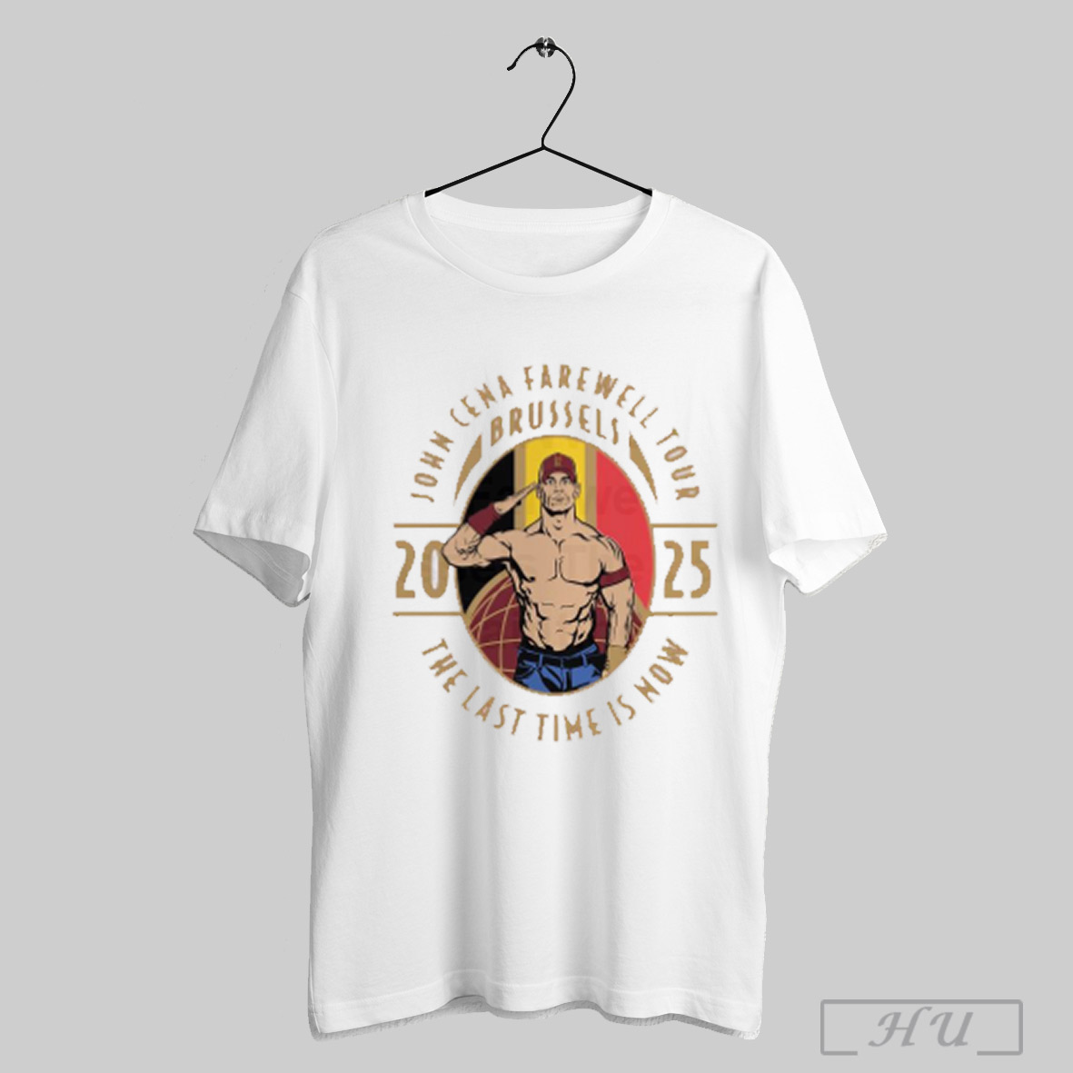 Wwe 2025 John Cena Farewell Tour Brussels The Last Time Is Now Painting Shirt Sweatshirt