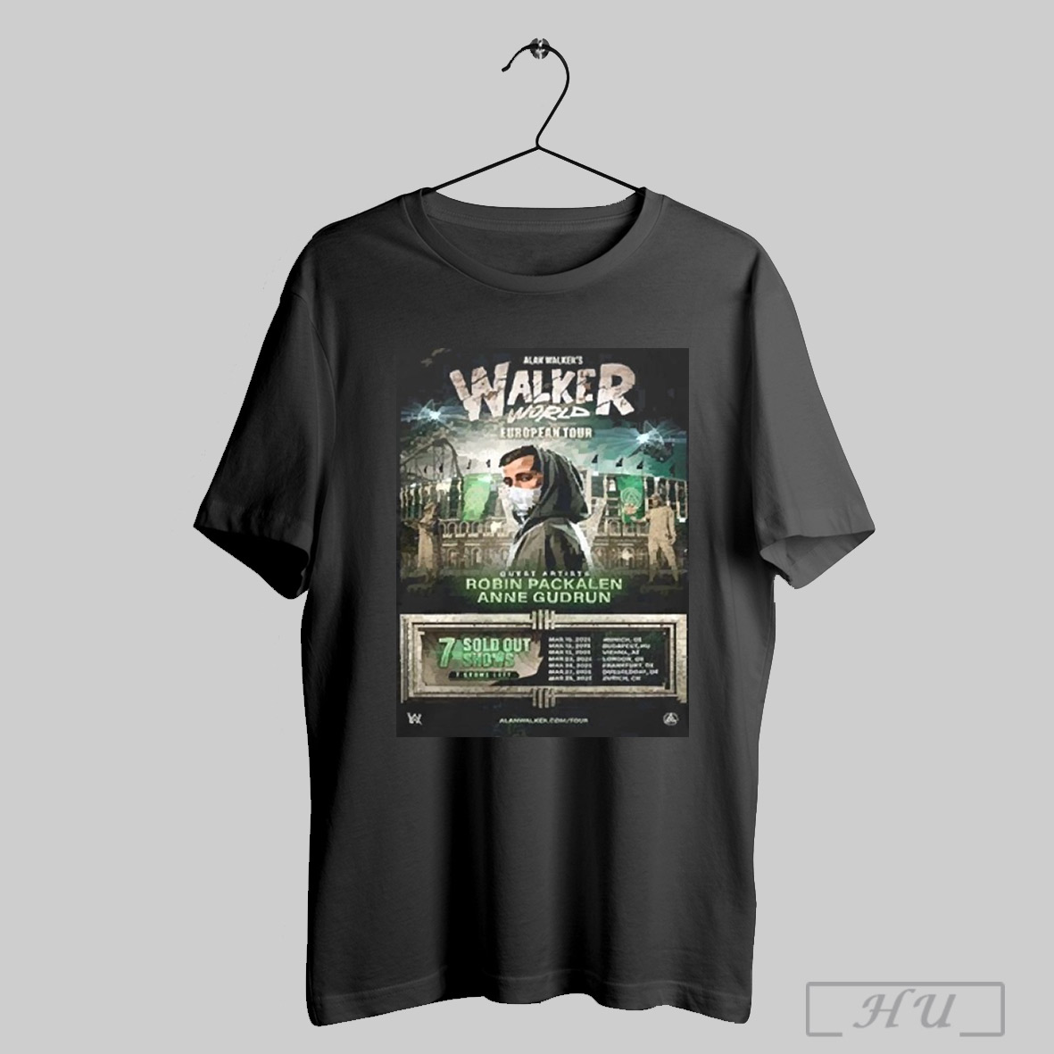 Trendy Funny Alan Walker European Tour With Guest Artists Robin Packalen And Anne Gudrun 7 Sold Out Shows Tour Schedule Unisex 2025 Shirt