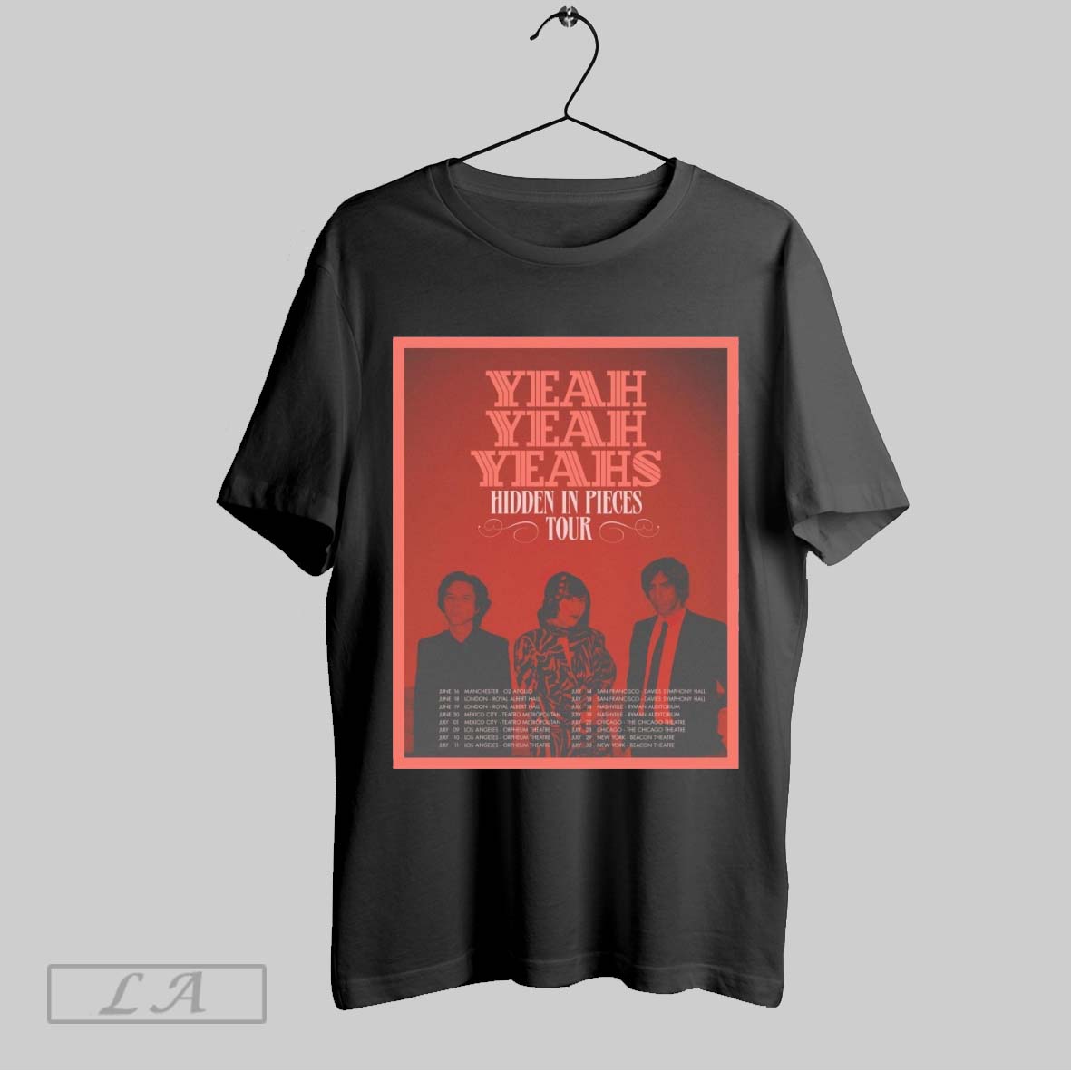 Top Poster Yeah Yeah Yeahs Hidden In Pieces Tour 2025 June 16 Manchester 02 Apollo June 18 London Royal Albert Hall SweatshirtShirt