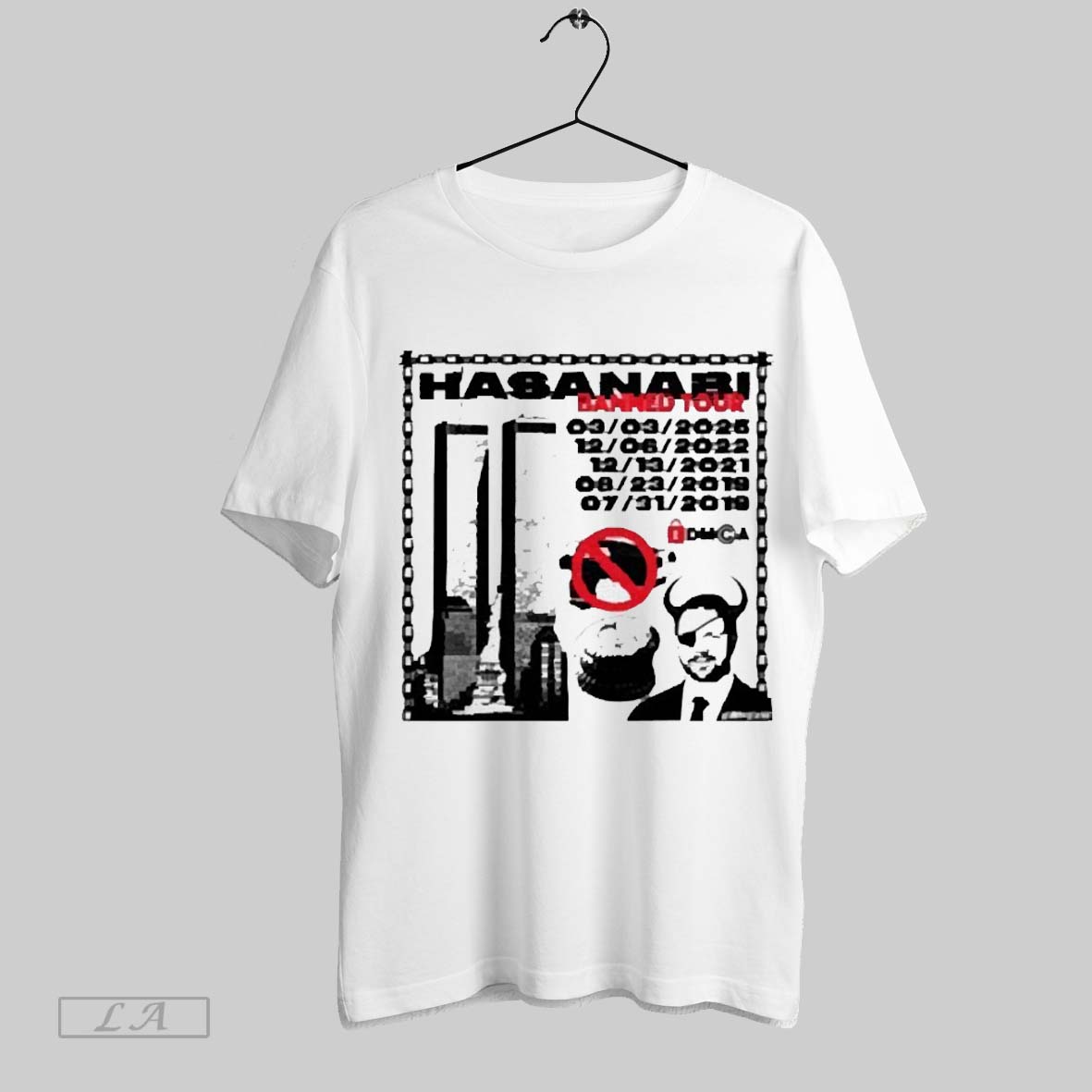 Top Hasanabi Banned Tour 2019 2025 Shirt Hoodie Shirt