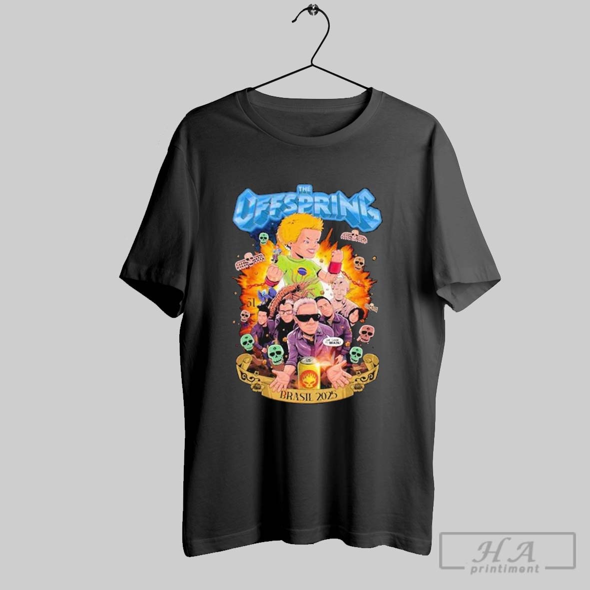 The Offspring Brasil Tour 2025 Shirt