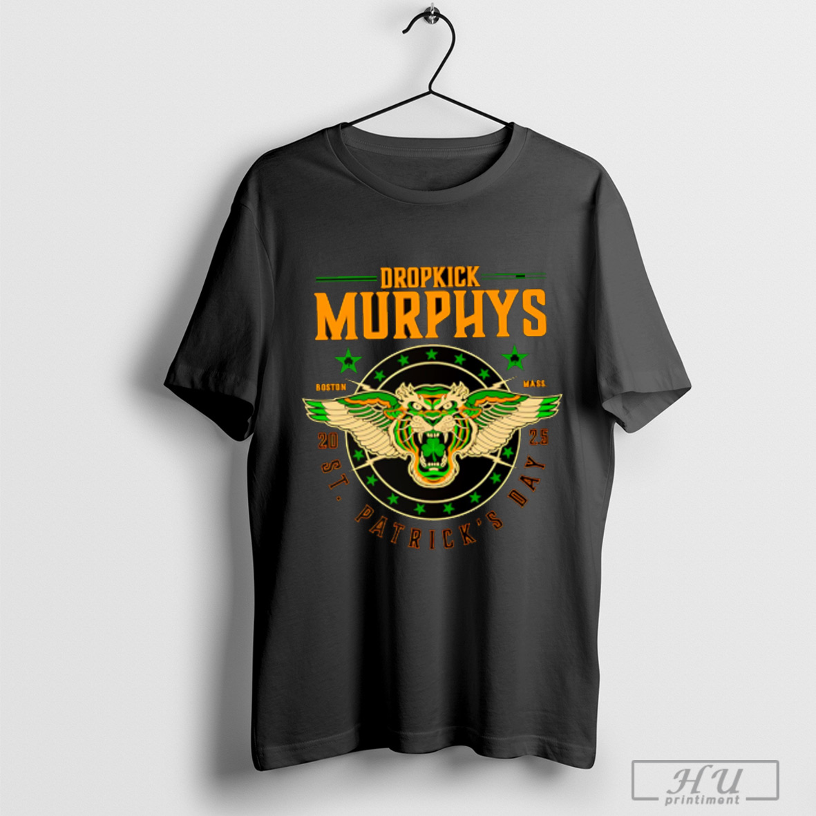 St Patricks Day 2025 Tiger Tour Shirt