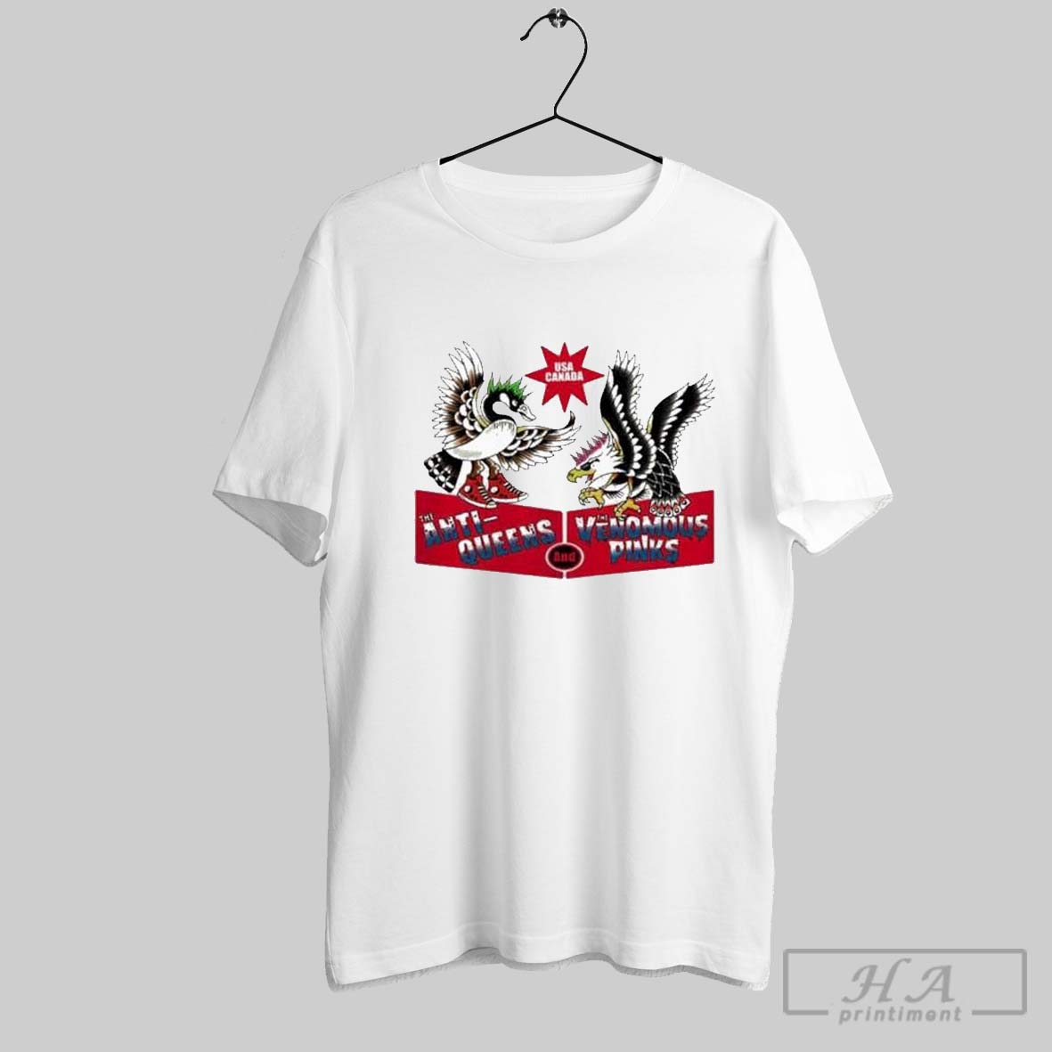 The Anti Queens And The Venomous Pinks Flock Around And Find Out Spring Tour 2025 Equality Unity And Punk Rock Dates Canadian And Us Shirt