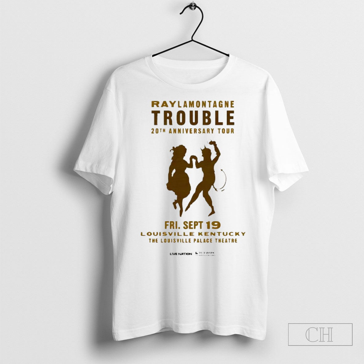 Official Ray Lamontagne Trouble 20Th Anniversary Tour Fri Sept 19 2025 Louisville Kentucky The Louisville Palace Theatre Shirt