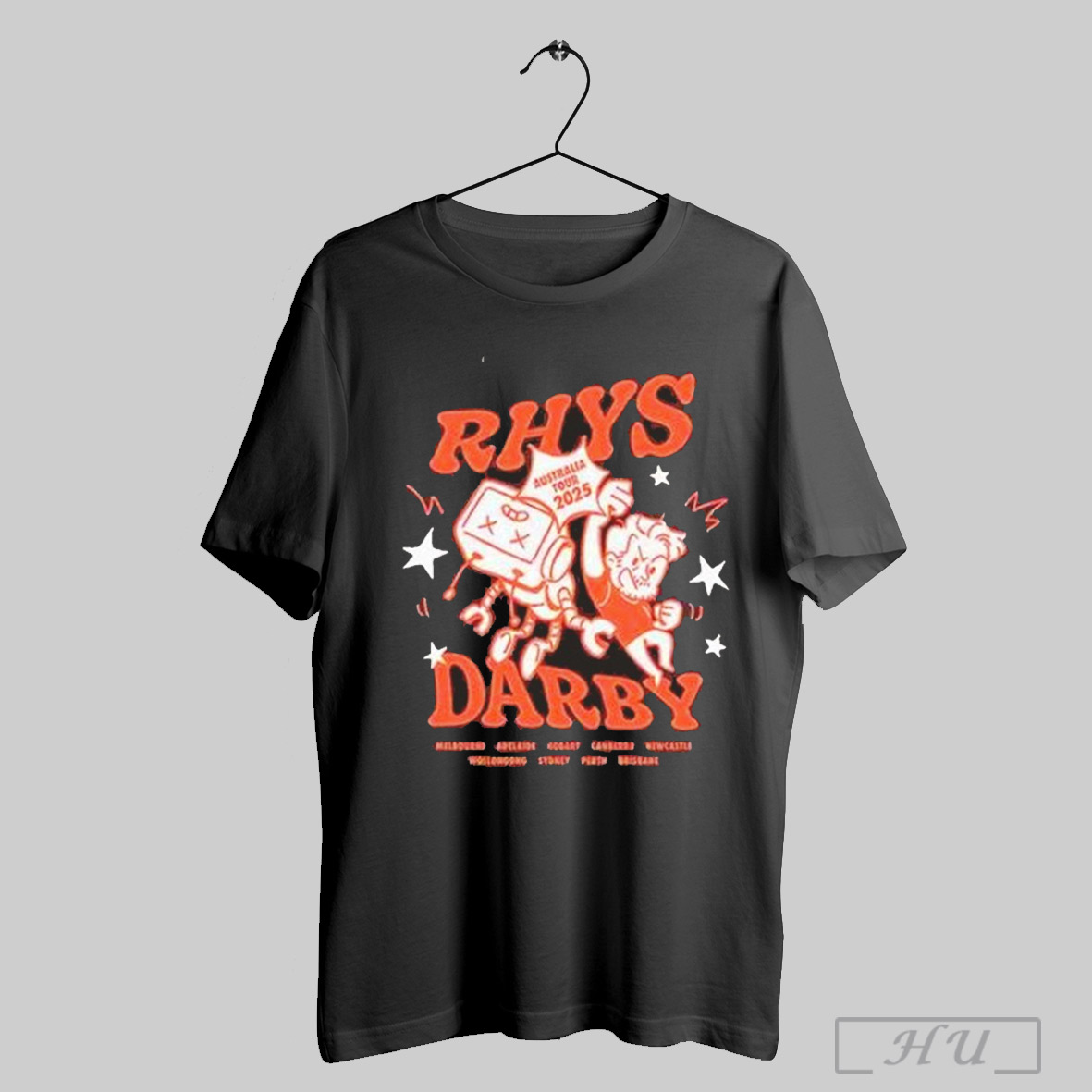Official Rhys Darby Australia Tour 2025 Shirt