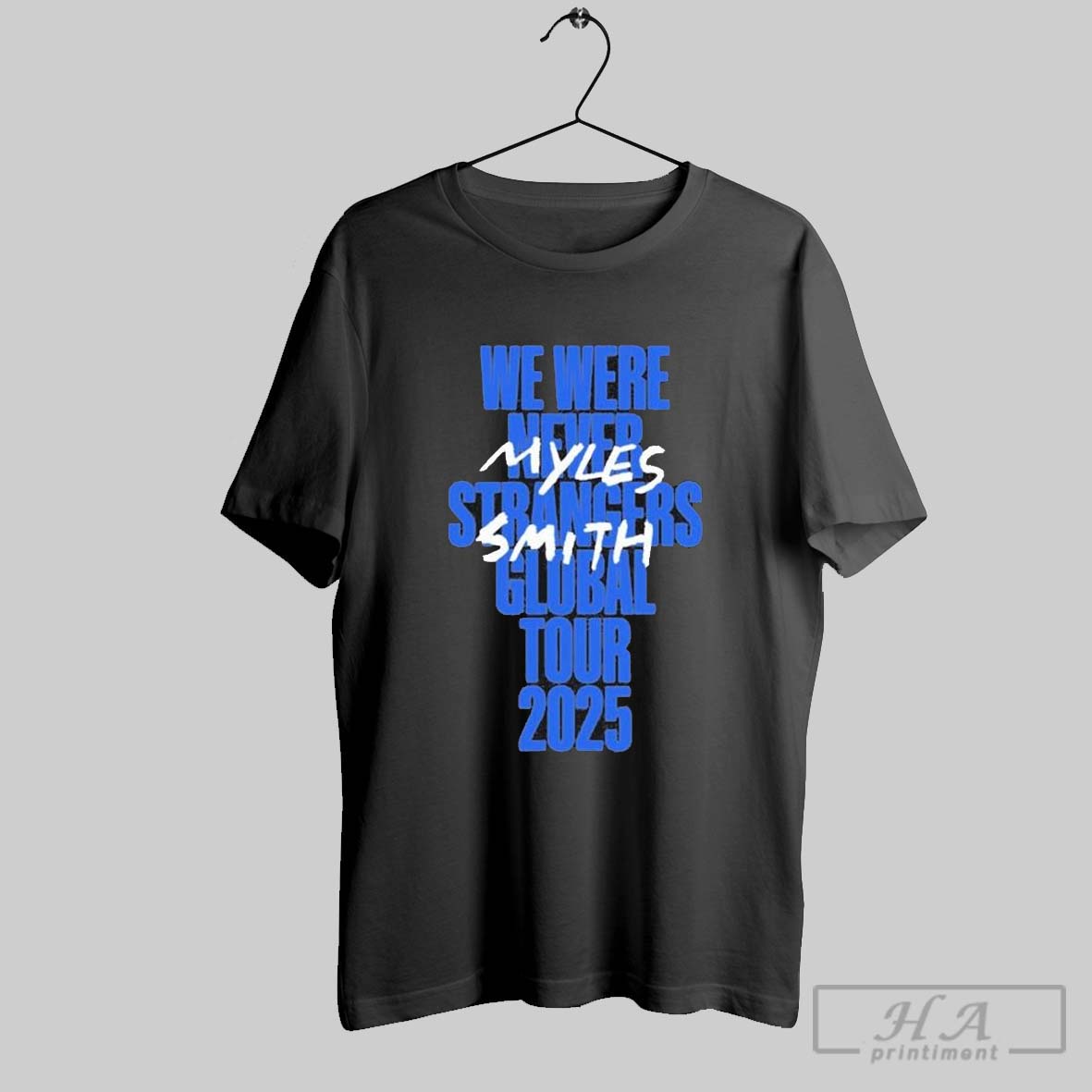 Official Myles Smith We Were Never Strangers Global Tour 2025 Shirt