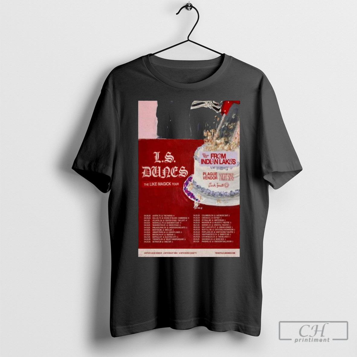 Official Poster L S Dunes The Like Magick Tour 2025 Shirt