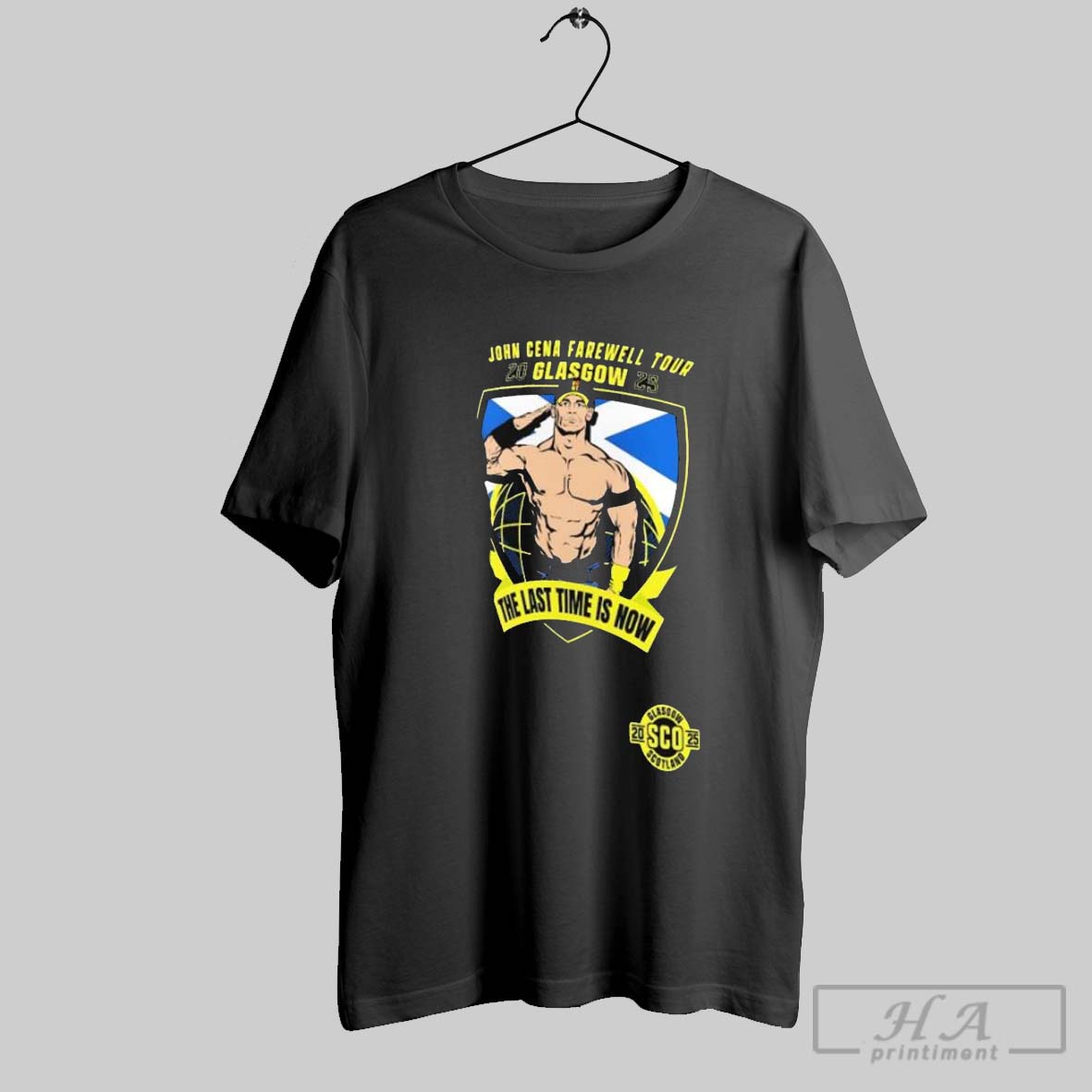 John Cena Farewell Tour 2025 Glasgow The Last Time Is Now Glasgow Scotland Sco Shirt