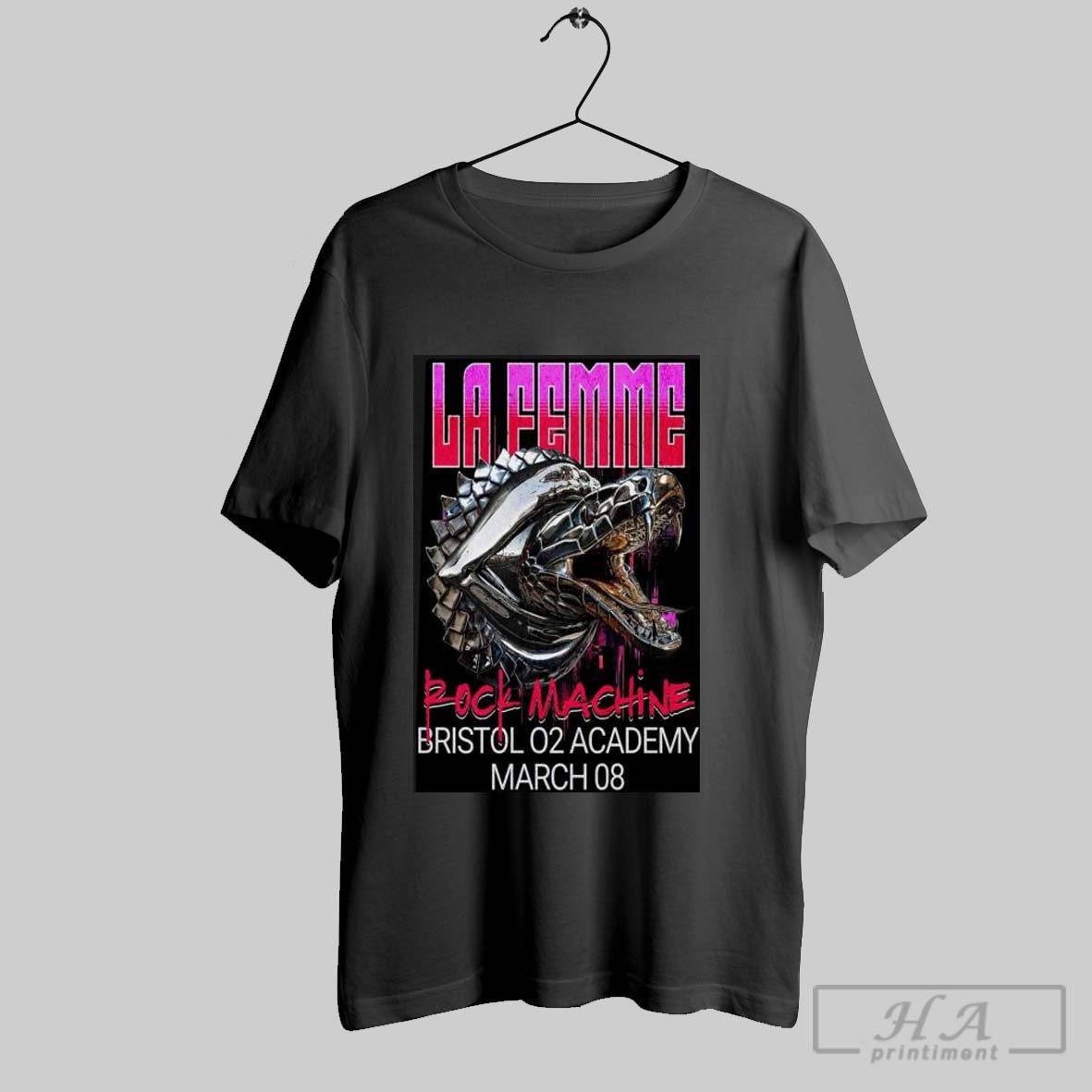 La Femme Rock Machine Bristol Uk Tour 2025 Shirt