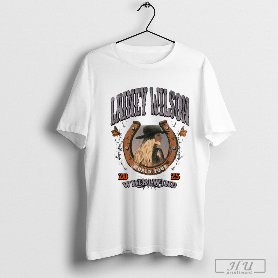 Lainey Wilson Horseshoe Whirlwind World Tour 2025 Limited Shirt