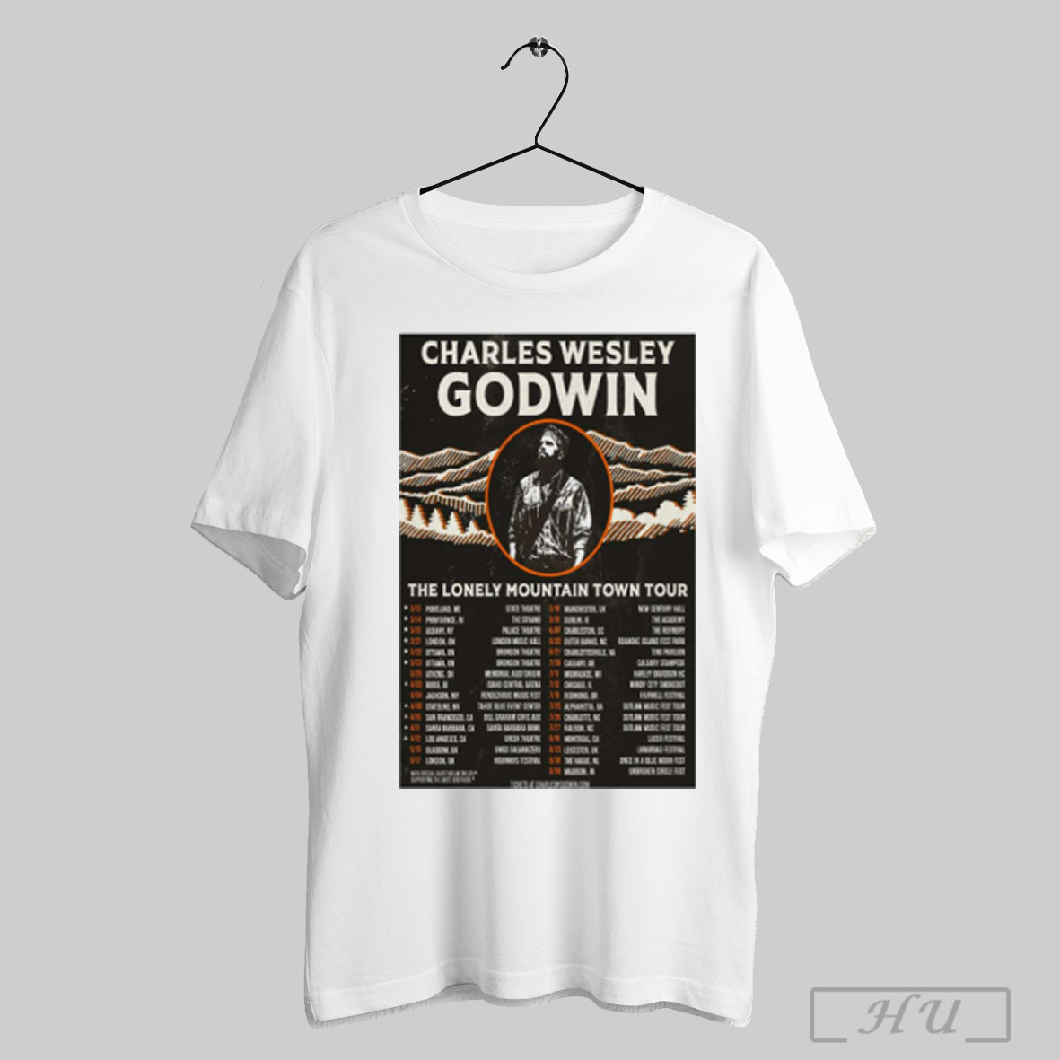 Charles Wesley Godwin Lonely Mountain Town Tour 2025 Shirt
