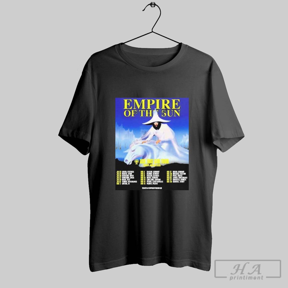 Empire Of The Sun Ask That God Tour Europe And Uk 2025 Dates Shirt