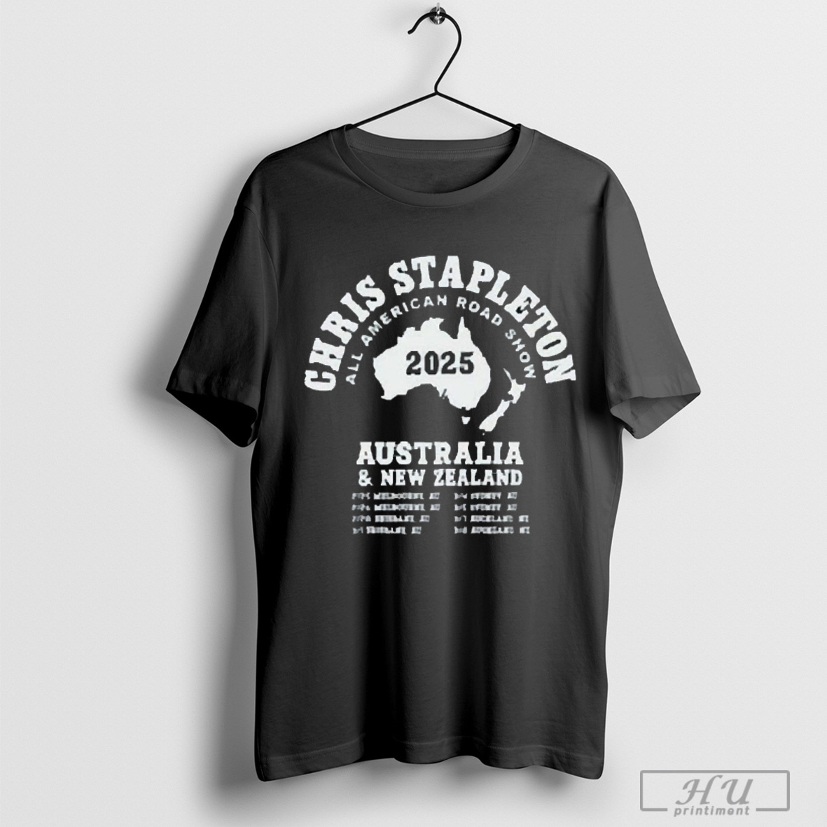 Australia Zealand Tour 2025 Chris Stapleton Shirt