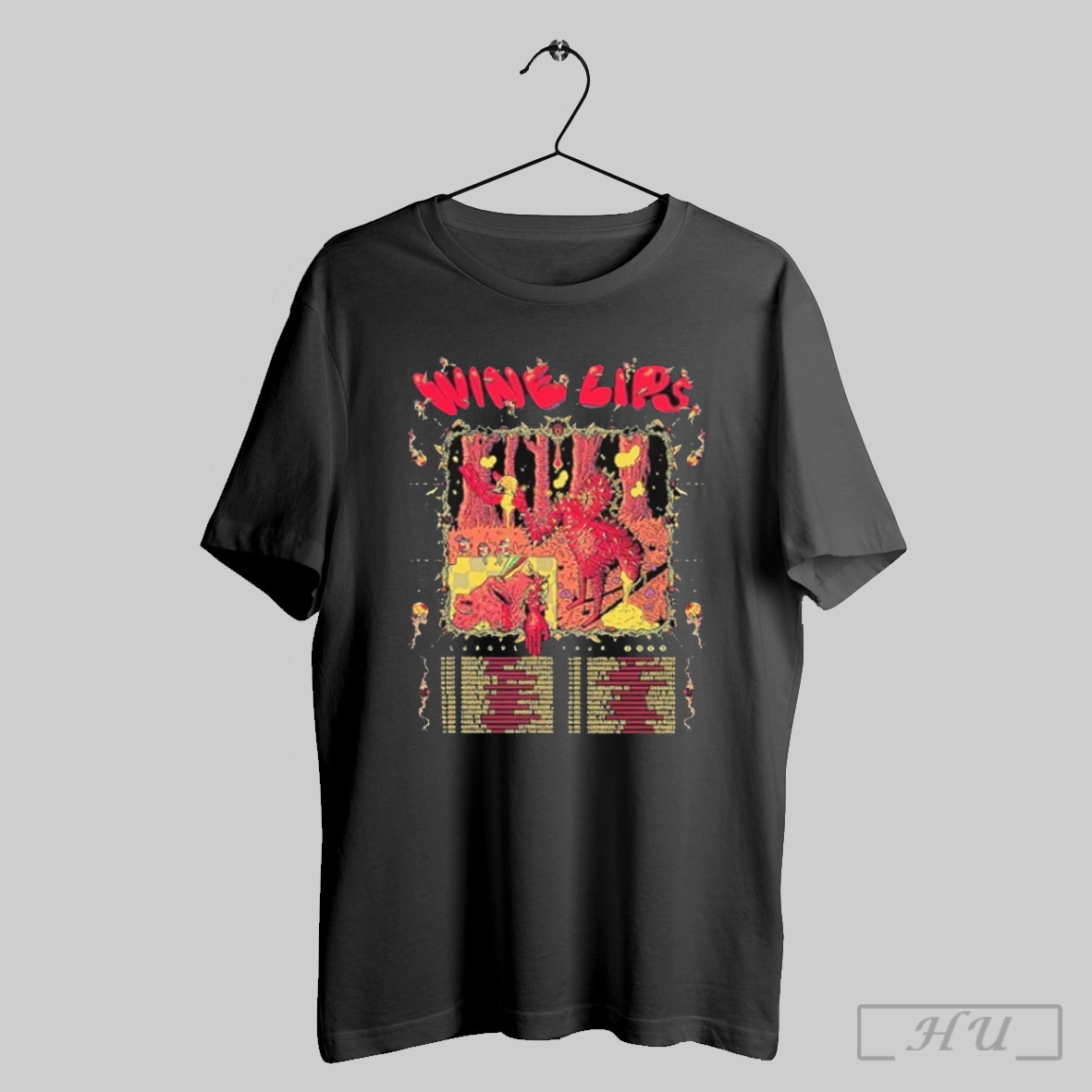 Wine Lips Europe Tour 2025 Tour Dates Shirt