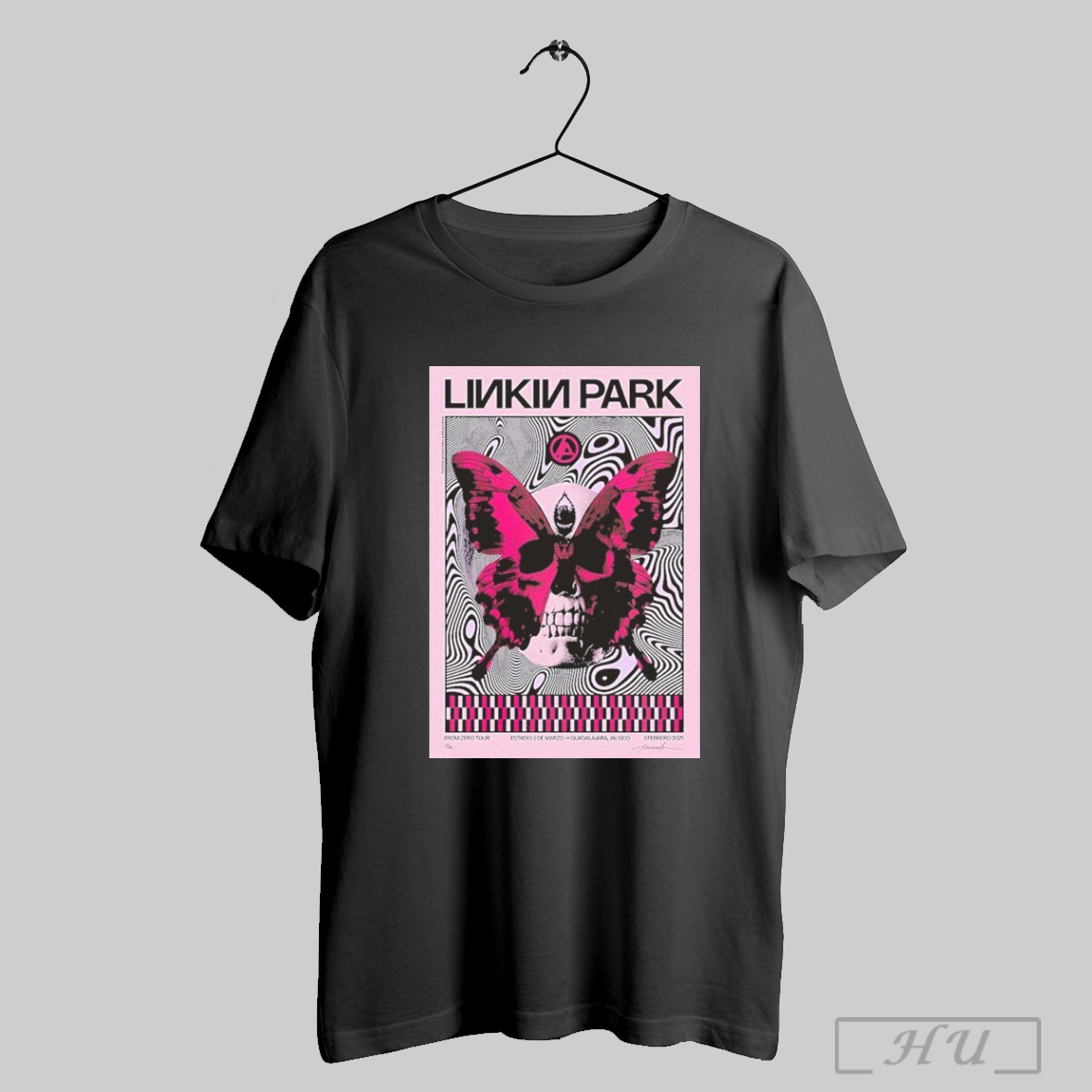 Trendy Linkin Park From Zero World Tour 2025 Live Show Music Poster For Guadalajara Jalisco On 3Th Febrero 2025 Mexico Shirt