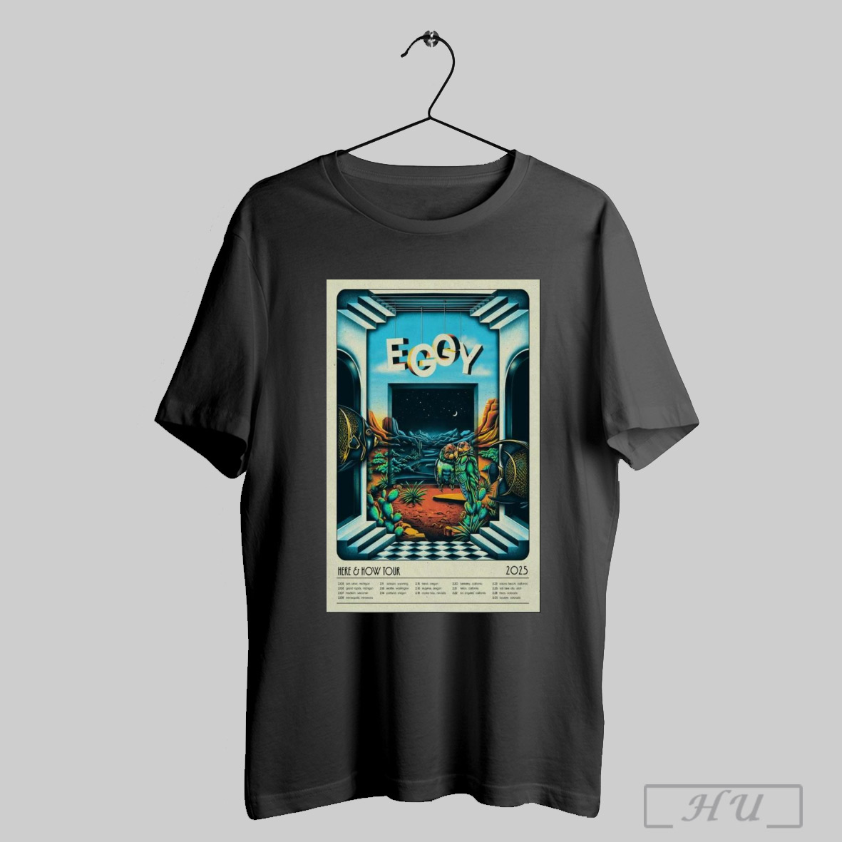 Trendy Poster Eggy Tour Here And How 2025 2 06 Ann Arbor Michigan 2 06 Grand Rapids Michigan Shirt
