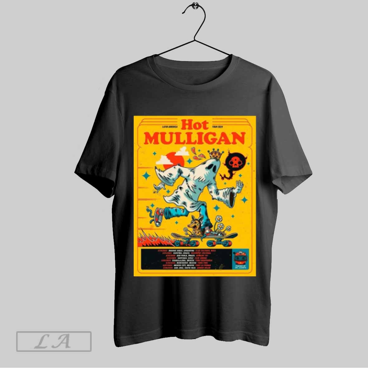 Top Poster Mulligan Latin American Tour 2025 3 19 Buenos Aires Argentina Club Cultural Bula Shirt